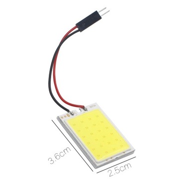 ПАНЕЛЬНЫЙ СВЕТОДИОДНЫЙ МОДУЛЬ COB 24 CHIP W5W C5W C10W T4W 36x26