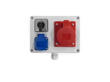 ROZDZIELNICA GOTOWA 1x16A 5P 400V + L-0-P / 1x230V