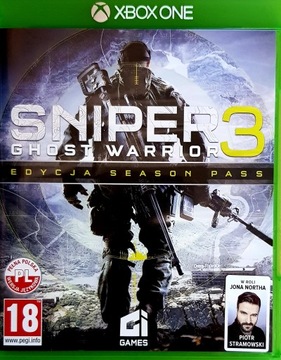 Sniper Ghost Warrior 3, сезонный абонемент, издание XBOX ONE