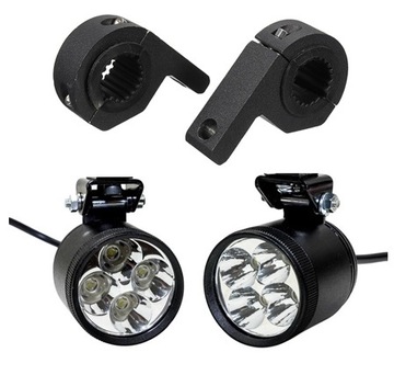 LAMPA REFLEKTOR HALOGEN MOTOCYKL LED CREE 40W 2SZT