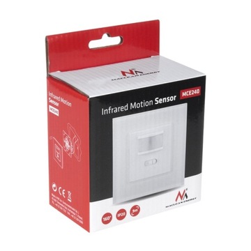 НАСТЕННЫЙ PIR ДАТЧИК ДВИЖЕНИЯ LED BYDGOSZCZ