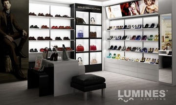АЛЮМИНИЕВЫЙ ПРОФИЛЬ для LED Z 2M WHITE с ЛАМПОЙ