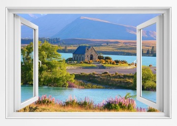 Fototapeta Flizelinowa 3D Okno Krajobraz kr-184-o