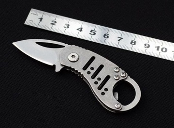 МИНИ-РЕТРО-НОЖ-БРЕЛОК С ПЛОСКОЙ ОТКРЫТКОЙ, СТИЛЬНЫЙ