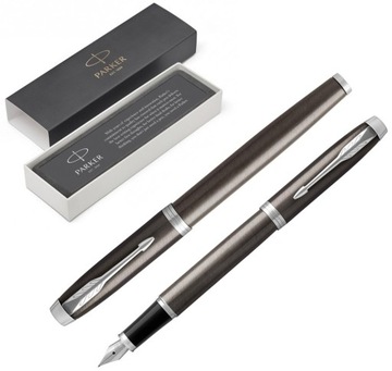 PARKER pióro wieczne IM Dark Espresso CT +GRAWER