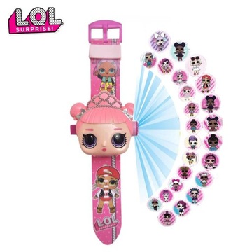 Zegarek cyfrowy LED projektor LOL SURPRISE 24 H PL