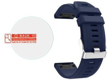 GRANATOWY Pasek Garmin FENIX 5 + FOLIA GRATIS