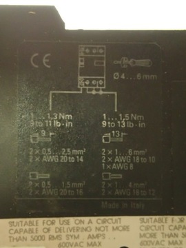 Выключатель двигателя 1,6-2,4А SIEMENS 3VU1300-1MH00