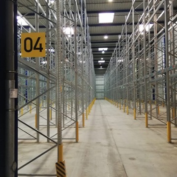 regał magazynowy paletowy wysoko składowy DEXION