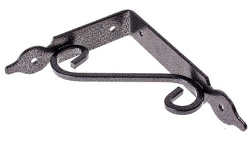 WSPORNIK POD PÓŁKĘ Z OZDOBNYM ŁĄCZNIKIEM 14x11cm
