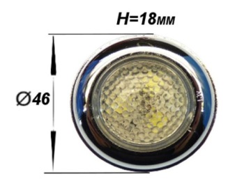СВЕТОДИОДНАЯ ЛАМПА 3 SMD сильный ТЮНИНГ МОТОРА СКУТЕРА 12В 24В