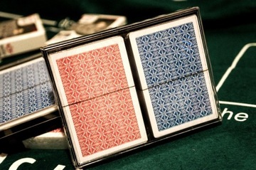 2 игральные карты, 100% пластиковый покерный мост + футляр