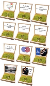 Брелок + набор деревянных подарочных коробок