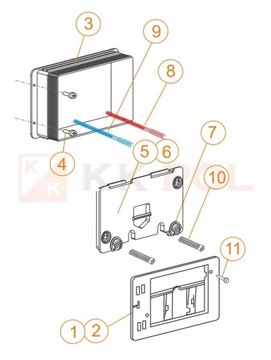 Ревизионная пластина Cersanit HI-TEC LINK VECTOR K99-0161