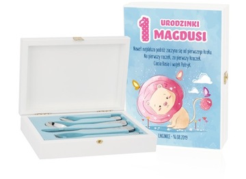 Детские столовые приборы ZOO GRAVER Годовалый Крещение GRAVER UV