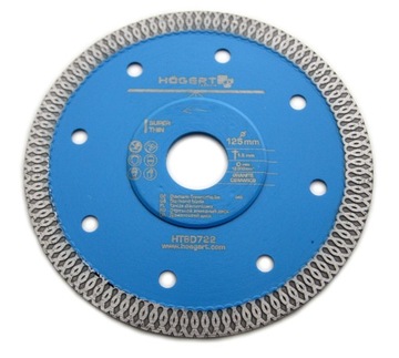 Tarcza diamentowa do glazury cienka 125mm HOGERT