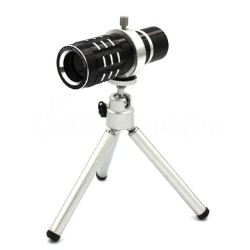 Универсальный объектив-телескоп для телефона с 12-кратным увеличением