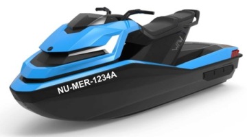 Регистрационные номера лодки, катера, скутера, ВОДОНЕПРОНИЦАЕМЫЕ