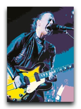 Radiohead - OBRAZ 80x60 cm plakat canvas rock