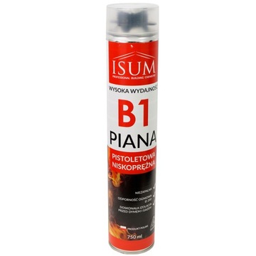 ПЕНА Монтажная пена ОГНЕСТОЙКАЯ ОГНЕУСТОЙЧИВАЯ B1 12 шт.