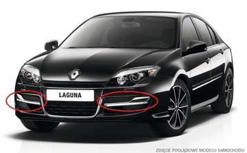 LIŠTA CHROM NÁRAZNÍKU RENAULT LAGUNA III FACELIFT