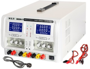 Zasilacz labolatoryjny WEP 3005D-II 30V5A*POTRÓJNY