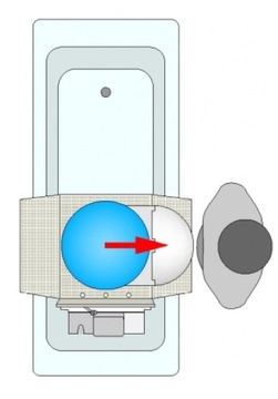 Передаточный диск COMFORT PLUS для подъемника ванны