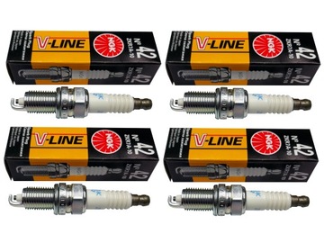 Świeca świece 4szt NGK V-Line 42 ZKR7A10 Fiat Alfa