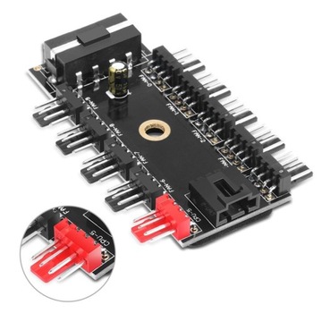 Хаб-сплиттер Molex 10x 3/4-контактные вентиляторы