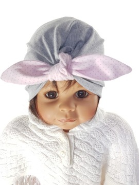 MODNA POLSKA CZAPKA TURBAN PINUP CZAPECZKA DLA DZIEWCZYNKI 0-99LAT 12WZORÓW