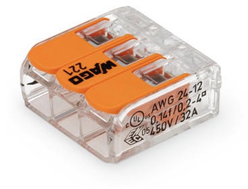 WAGO Szybkozłączka złączka uniwersalna 3x4mm 1szt