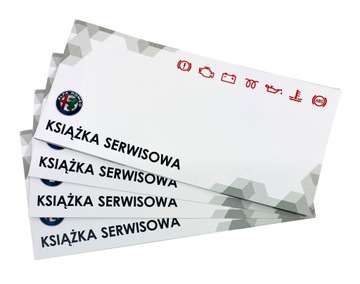 KSIĄŻKA SERWISOWA PRZEGLĄDÓW NAPRAW ALFA ROMEO