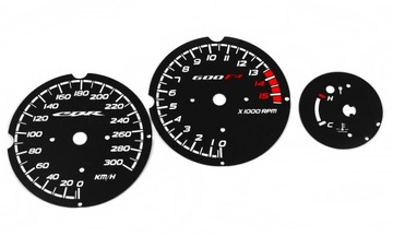 Honda CBR 600 F4 Tarcze Zegarów Zegary CZARNE