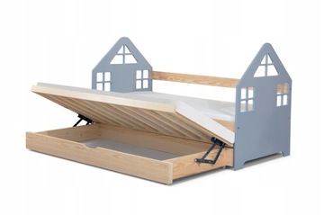 Łóżko parterowe Domek 2 160x75 MATERACE GRATIS