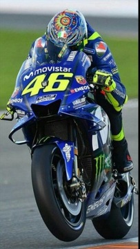 OBRAZ VALENTINO ROSSI VR46 DOCTOR NA PŁÓTNIE 50x70