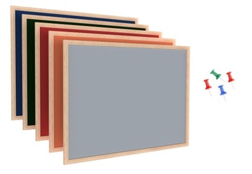 Tablica kolorowa tekstylna 100x150 150x100 14kolor