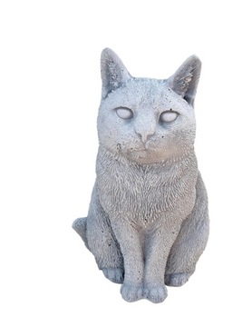 FIGURKA BETONOWA - SIEDZĄCY KOT model VI
