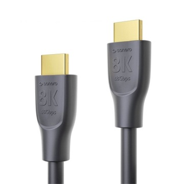 SONERO XPHC110-015 Kabel HDMI 2.1 1.5 Metra 8k Bardzo wysokiej jakości