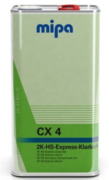 Lakier bezbarwny ekspresowy Mipa 2K HS CX4 - 7.5L