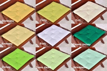 ДВУХСТОРОННЯЯ СТЕГАНАЯ ПОДУШКА ТЕРРАСНЫЙ СТУЛ 38Х38