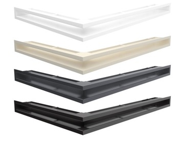 KRATKA KOMINKOWA LUFT NAROŻNA 400X600X60 SF KOLORY