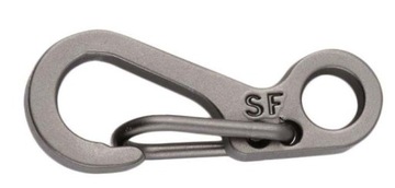 Metalowy haczyk mini karabińczyk GUNMETAL 20.3