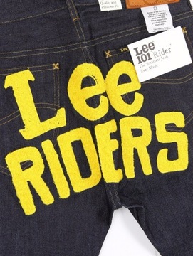 LEE spodnie SLIM navy jeans 101 RIDER_ W32 L32