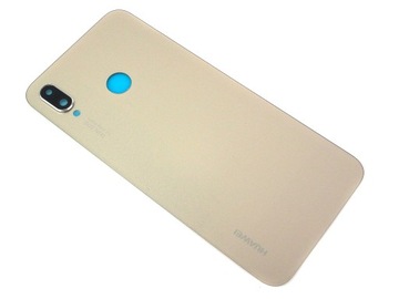 K2: Klapka HUAWEI P20 lite złota + szybka aparatu