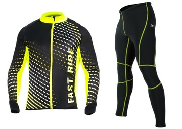 Męski KOMPLET BLUZA+SPODNIE #NEON 063 032 r.M