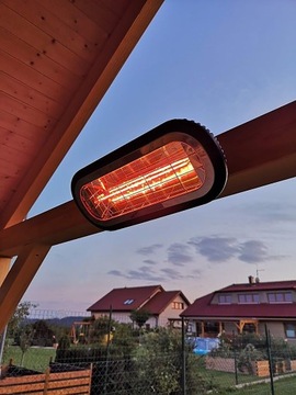 Инфракрасный обогреватель Kaltmann Нагревательный зонт 2000Вт галоген Коротковолновый