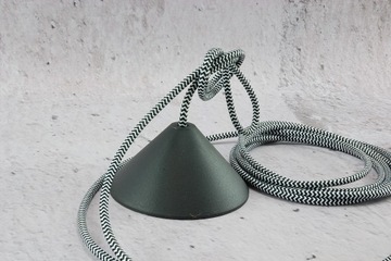 матовая черная розетка для подвесного светильника, потолочная обшивка, лампа-паук LOFT