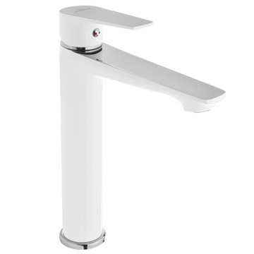 Invena Dokos Biały/Chrome Bath Tub 48H