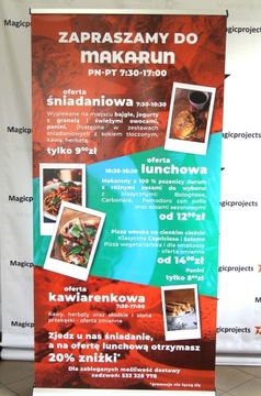 ROLL-UP TWIN DWUSTRONNY 100x200 JAKOŚĆ1440