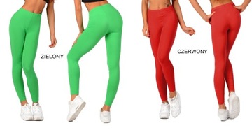 LEGGINSY bawełniane FITNESS mix kolorów G1 CH M/38